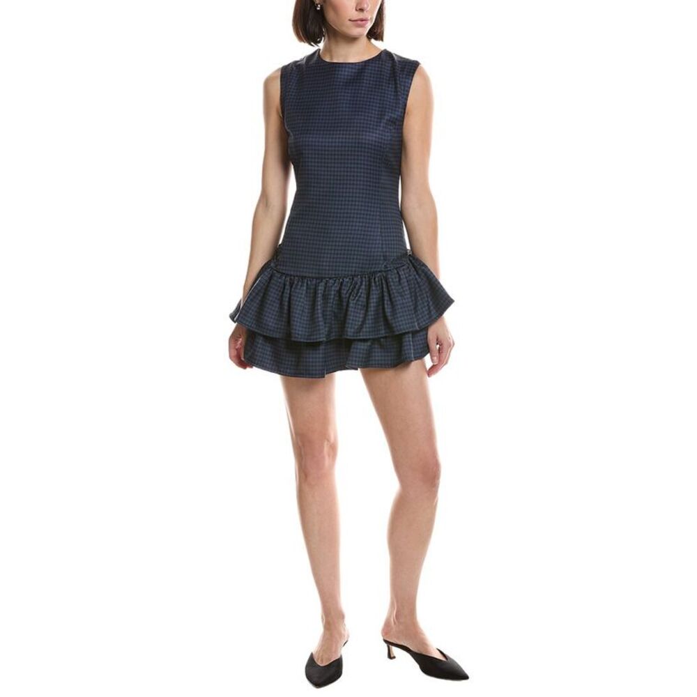 Hl Affair Womens  Sleeveless Mini Dress, Navy